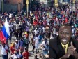iciHaïti - Manifestation : Moïse Jean-Charles demande aux manifestants de s’armer de machettes pour mener le révolution