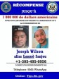 Haiti - USA : Infos of Joseph Wilson alias «Lanmò Sanjou», how to submit your information