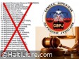 Haiti - FLASH : Vast sweep in the judicial system, 28 magistrates sidelined (list)