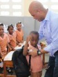 Haiti - Education : Tour of the President Martelly in Hinche