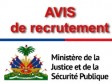 Haïti - AVIS : Inscription concours de recrutement de Parquetiers(ères)