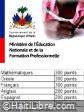 Haïti - FLASH : Révision des coefficients des matières obligatoires aux examens de 9 A.F. (officiel)