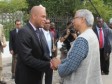 Haiti - Economy : Michel Martelly, met Muhammad Yunus