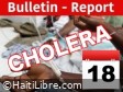 iciHaïti - Choléra : Bulletin quotidien #282