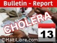 iciHaïti - Choléra : Bulletin quotidien #326
