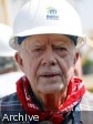 Haiti - Reconstruction : Former President Carter comes to help build houses