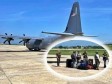 iciHaiti - USA : An AC-130 military plane lands in Port-au-Prince