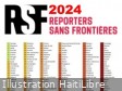 iciHaïti - RSF : Liberté de presse, Haïti 93e au monde