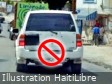 iciHaiti - Justice : Vehicles with old-style license plates or no plates are prohibited from circulating.