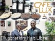 Paris Café Festival : The Ambassador of Haiti to France visited the Café Lux stand