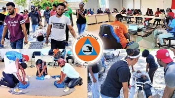Haïti - Santé : Formation de 6 jours au profit de la brigade départementale de la Protection Civile