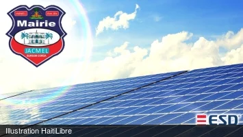 Jacmel : Construction of the photovoltaic solar power plant and ban