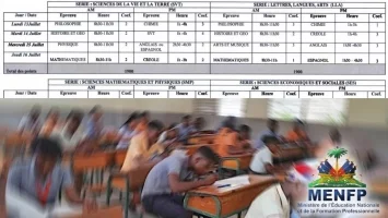FLASH : Calendar and timetable of the 2026 Haiitis Baccalaureate exams