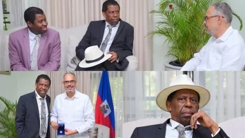 iciHaïti - Littérature : Le Premier Ministre, Alix Didier Fils-Aimé, a reçu Dany Laferrière