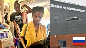 iciHaïti - Russie : Sur le route du retour, première image des deux étudiantes libérées