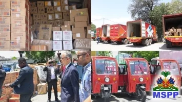 iciHaïti - Saison des ouragans : 10 camions de médicaments et de matériels médicaux à être prépositionnés