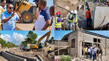 iciHaïti - Cap-Haïtien :  Visites d’inspection sur plusieurs chantiers d’envergure