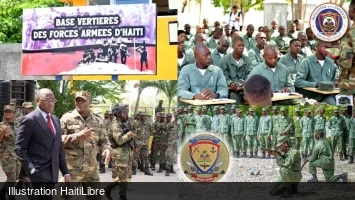 iciHaïti - FAd’H : Le Ministre Andrésol en visite d’inspection à la base militaire «Vertières»