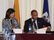 Haïti - Politique : Séance de travail avec la Chancelière colombienne Maria Angela Holguín