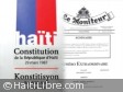 Haïti - FLASH : Le texte de la Constitution a été fusionnée