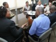 Haiti - Politic : The Head of State visiting the EDH