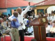 Haiti - Politic : Martelly gives the brace to René Préval (speech)