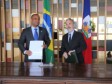Haïti - Politique : Plusieurs protocoles d’ententes signés avec le Brésil