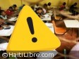Haiti - Education : Official exams, warning of the Ministry of Education
