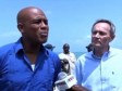 Haiti - Reconstruction : Tour of President Martelly in the projects of South