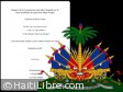 Haiti - Politic : Report of the Commission of Inquiry «a tissue of lies» (dixit Minister Sanon)