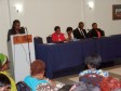 Haiti - Politic : Restitution workshop on quotas of at least 30% of women...